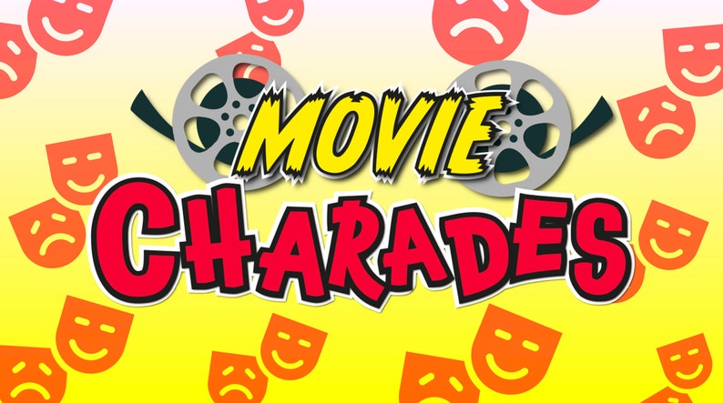 Movie Charades Party Game Charades PowerPoint Game for Zoom | Etsy