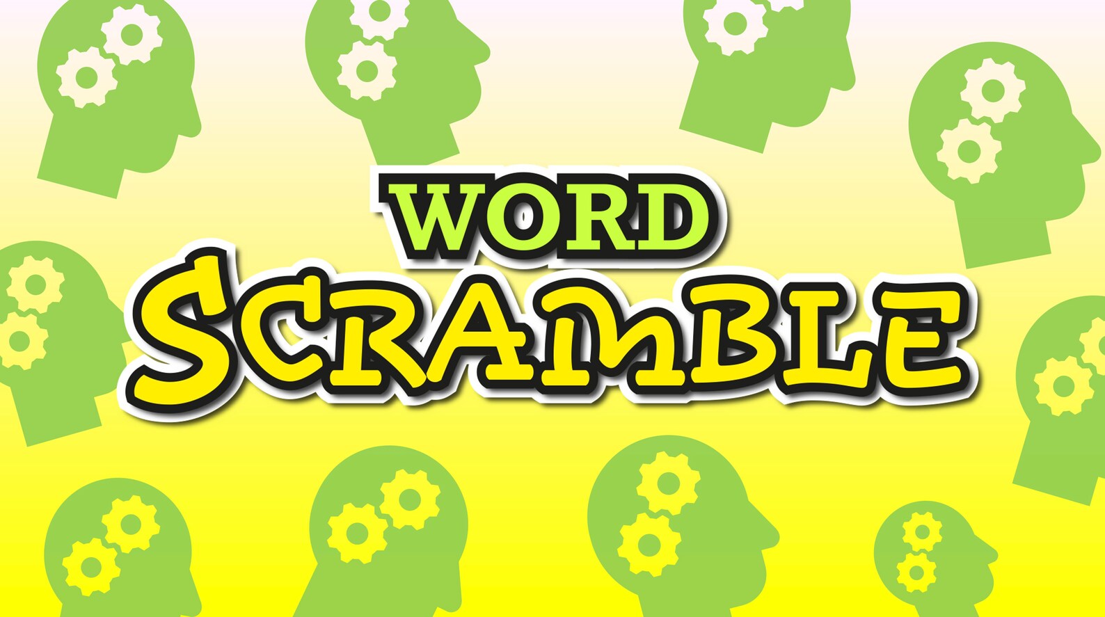 word scramble for presentation