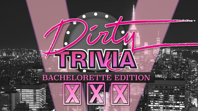 Dirty Trivia Bachelorette Edition PowerPoint Party Game Etsy