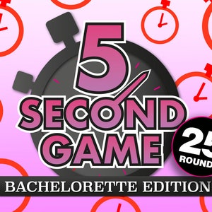 5 Second Game Bachelorette Edition || PowerPoint Game || 5 Second Rule Game || Virtual Hen Do Party Game || Games for Adults