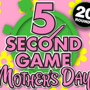 Mother's Day 5 Second Game || Mother's Day Party Game || Games for Mother's Day || Mother's Day Games for Zoom || Virtual Mother's Day Game