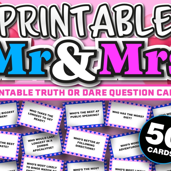 Mr and Mrs Printable - Etsy
