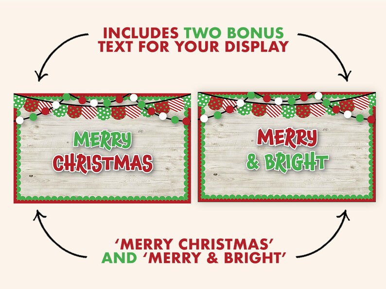 Christmas Tree Bulletin Board Kit || December Bulletin Boards Digital ...