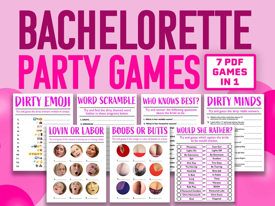 Bachelorette Games Printable Printable Bachelorette Games Bachelorette ...