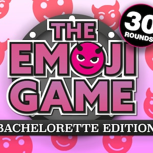 The Emoji Game Bachelorette Edition Powerpoint Party Game || Virtual Hen Do Party Game || Dirty Zoom Game || Games for Adults