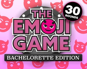 The Emoji Game Bachelorette Edition Powerpoint Party Game || Virtual Hen Do Party Game || Dirty Zoom Game || Games for Adults