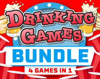Drinking Games Bundle || Virtual Drinking Games for Adults || PowerPoint Party Games for Zoom | Over 200 Questions Virtual Shot or Not Game