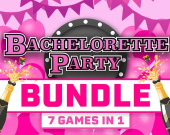 Bachelorette Party Bundle Powerpoint Party Games || Virtual Hen Do Party Game || Dirty Zoom Game || Games for Hen Night | Adult Games Bundle