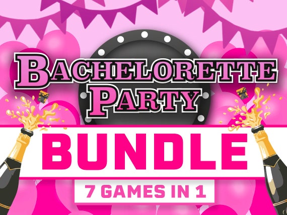 Bachelorette Party Bundle Powerpoint Party Games || Virtual Hen Do Party Game || Dirty Zoom Game || Games for Hen Night | Adult Games Bundle