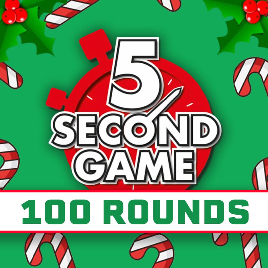 Christmas 5 Second Game Christmas Party Game Games for Christmas