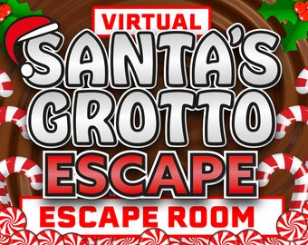 Santas Grotto Kids Escape Room || Christmas Virtual Escape Room for Kids || Games Night | Zoom Games || Christmas Escape Room Games for Zoom