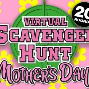 Mother&#39;s Day Virtual Scavenger Hunt || Mother&#39;s Day Party Game || Games for Mother&#39;s Day || Mother&#39;s Day Games for Zoom || Mother&#39;s Day Game
