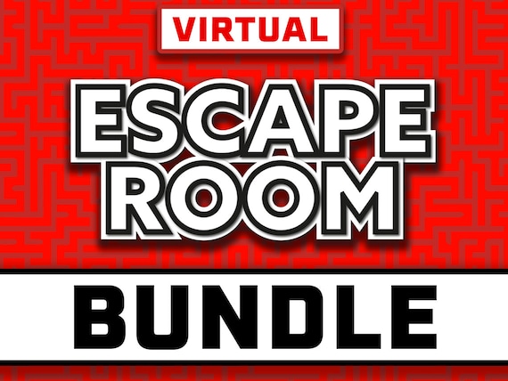Virtual Escape Room Bundle || Games Night || Zoom Games || Online Escape Room at Home || Games for Zoom || Escape Room Virtual