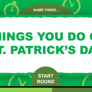 St. Patrick's Day 5 Second Game St. Patrick's Day Party Game Games for St. Patrick's Day St. Patrick's Day Games for Zoom image 4