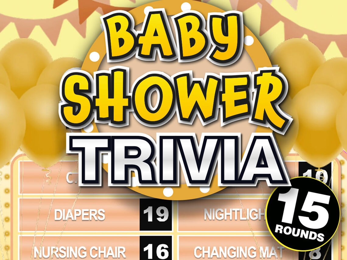 Baby Shower Bundle Virtual Baby Shower Games for Zoom Etsy