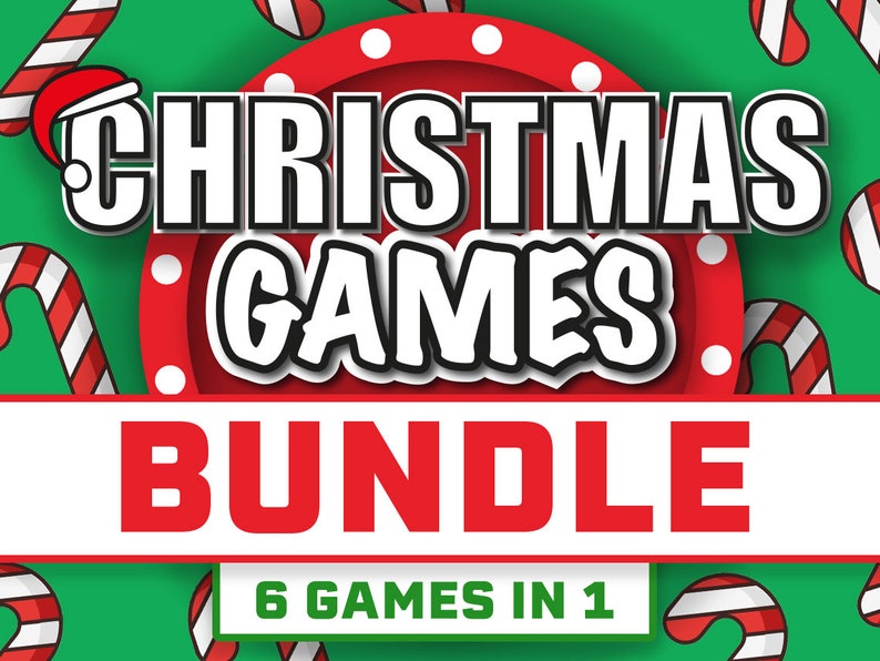 Christmas Games Bundle Christmas Party Game Bundle Games - Etsy UK