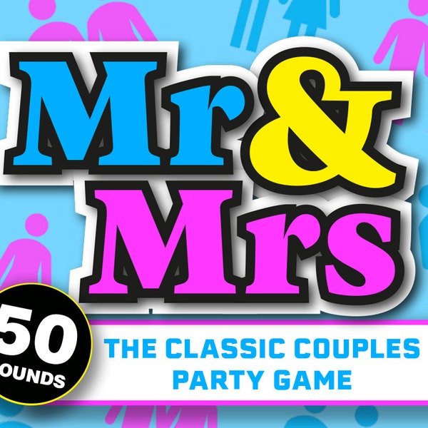 Mr And Mrs Party Game for Couples || PowerPoint Games for Zoom || Bridal Shower Games || Couples Games || The Newlywed Game Style