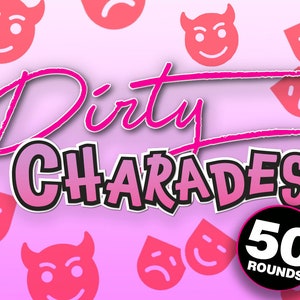 Dirty Charades PowerPoint Party Game || Virtual Bachelorette Party Game || Hen Do Game || Zoom Game || Games for Adults || Heads Up Game