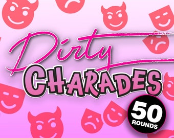 Dirty Charades PowerPoint Party Game || Virtual Bachelorette Party Game || Hen Do Game || Zoom Game || Games for Adults || Heads Up Game