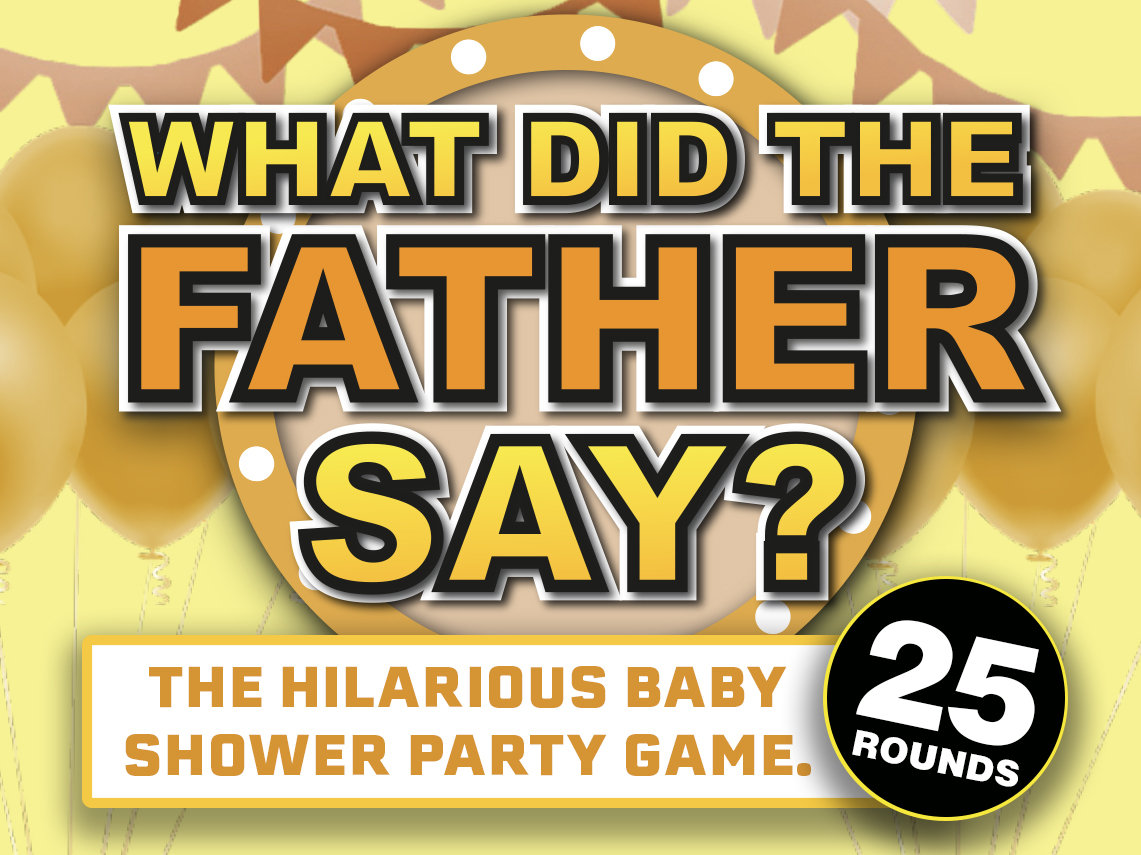 What Did the Father Say Virtual Baby Shower Games for Zoom Etsy UK