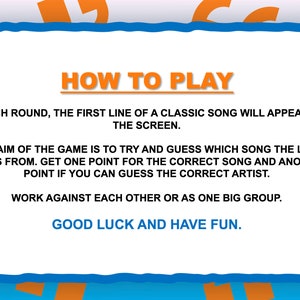 Zitat Musik Edition PowerPoint Party Spiel Virtuelle Quiz Nacht Spiel für Zoom Musik-Quiz-Spiel Lyrisches Spiel für Erwachsene und Kinder Bild 2