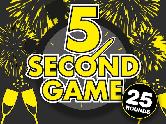 New Years Eve 5 Second Game || New Years Party Game || Games for New Years Eve || New Years Games for Zoom || Virtual New Years Party Game