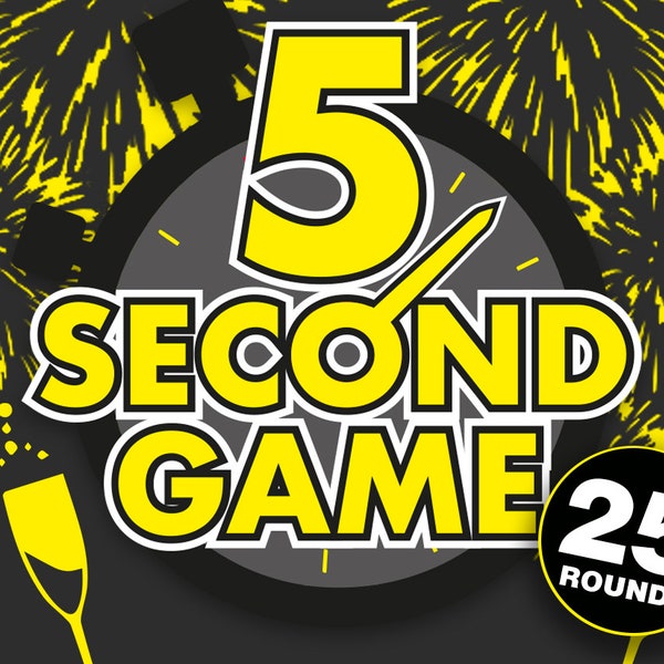 New Years Eve 5 Second Game || New Years Party Game || Games for New Years Eve || New Years Games for Zoom || Virtual New Years Party Game