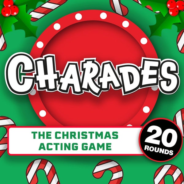 Christmas Charades || Christmas Party Game || Games for Christmas || Christmas Games for Zoom || Virtual Christmas Party Game