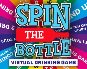 Spin The Bottle Virtual Drinking Game || PowerPoint Drinking Game for Zoom || Drinking Game for Adults || Virtual Shot or Not Game