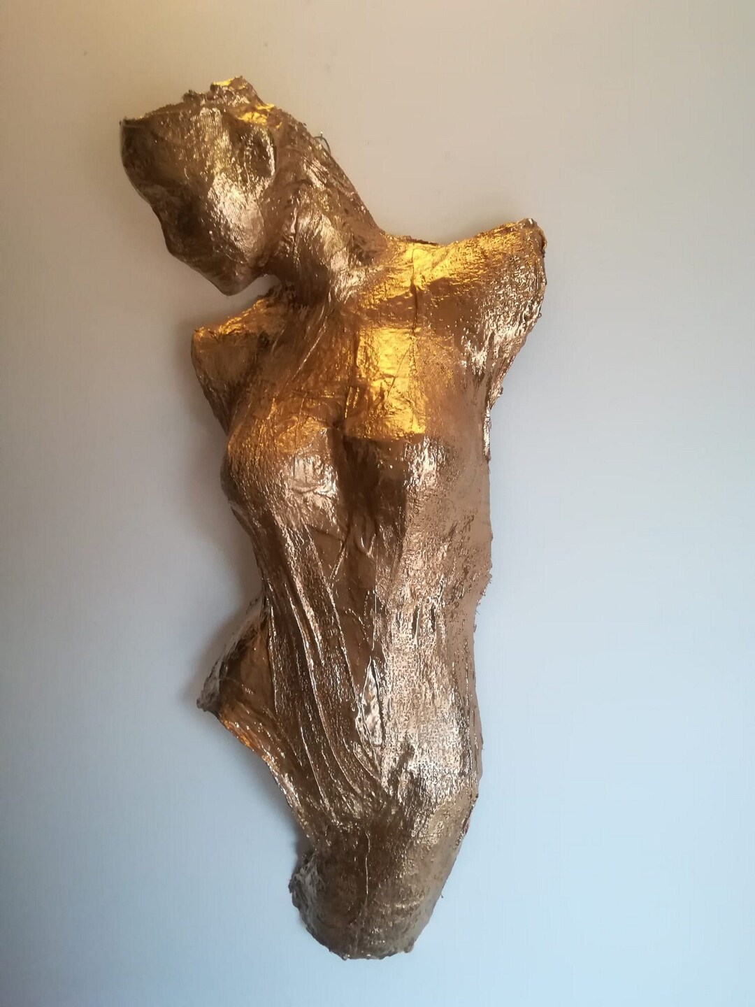 BUST LT GOLD Sculpture Wall Etsy