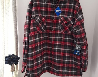 fluffy flannel jacket