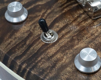 Aluminum Guitar Amplifier Knobs: Stratocaster Style, Volume Tone Set