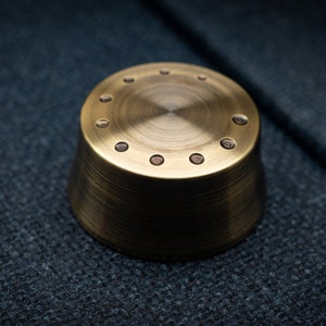 Perillas de volumen y tono de pedal de amplificador de guitarra estilo Gibson con perilla de velocidad de latón vintage