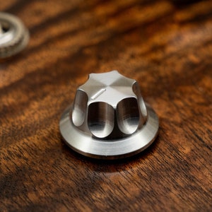 Stainless Steel Fluted Knob, Jazz bass pedals Knobs