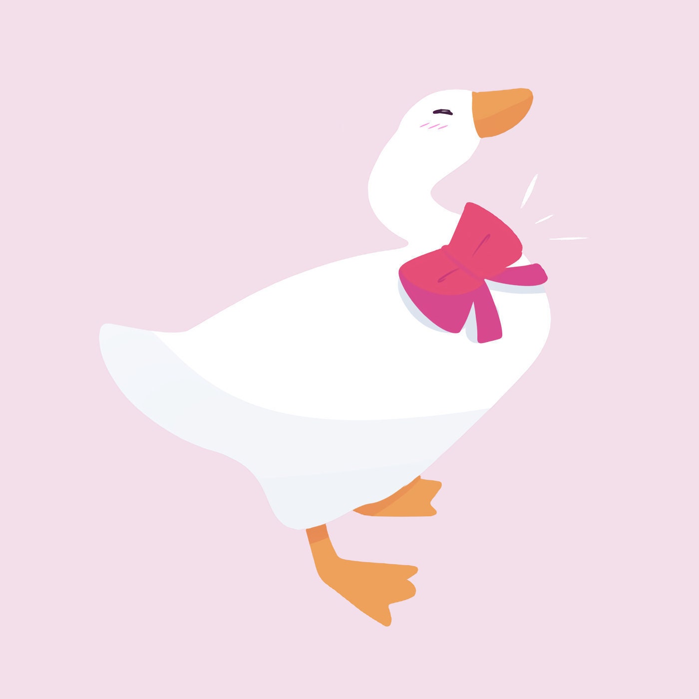 Untitled Valentine Goose - Untitled Goose Game - Posters and Art