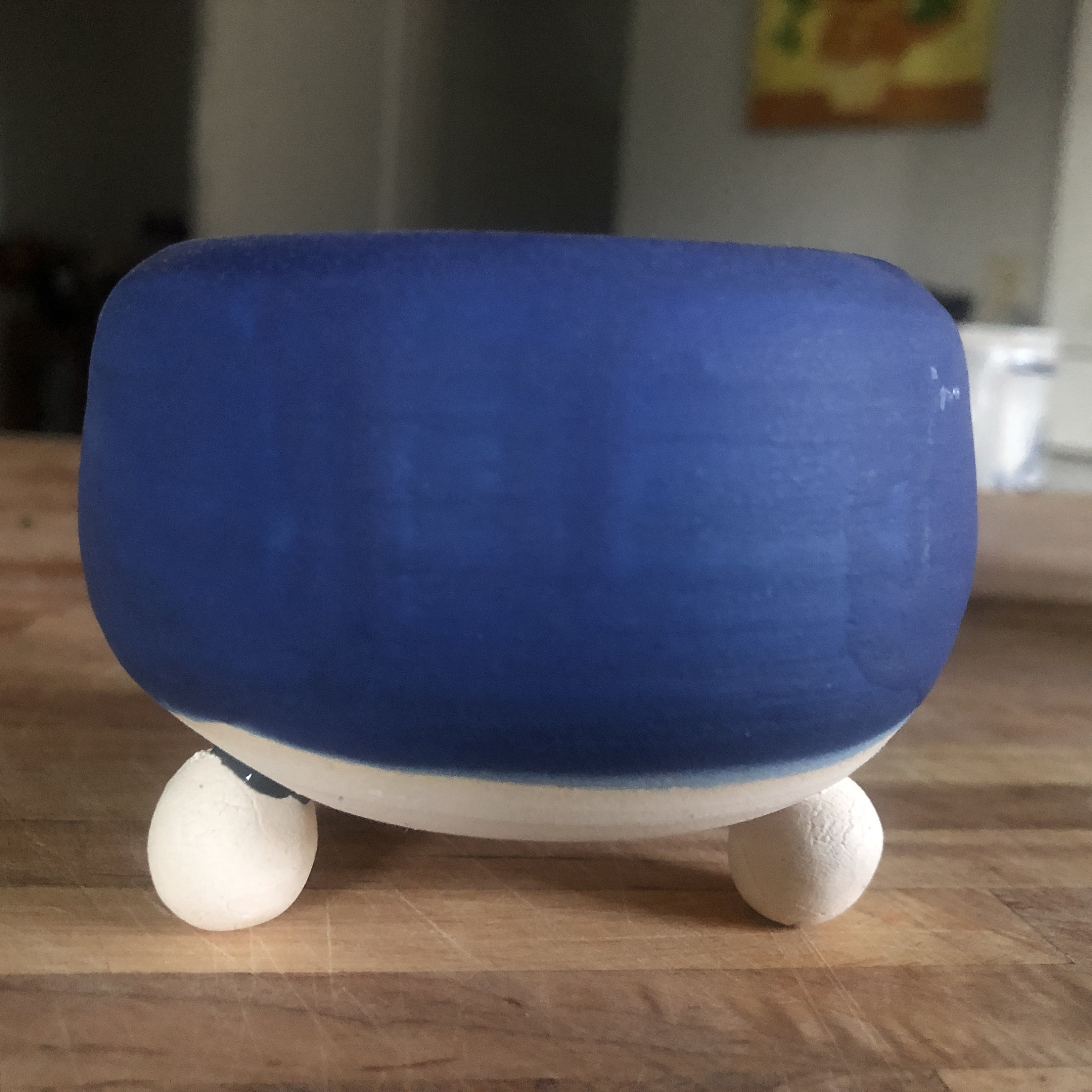 Blue Pot With Feet Etsy