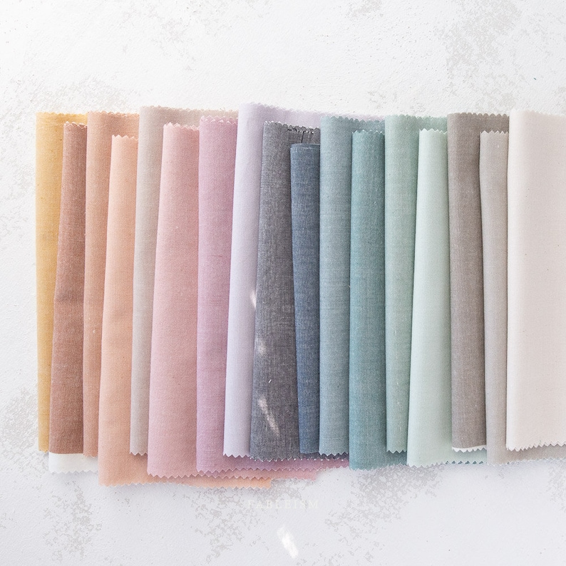 Everyday Chambray Fat Quarter Bundle image 5