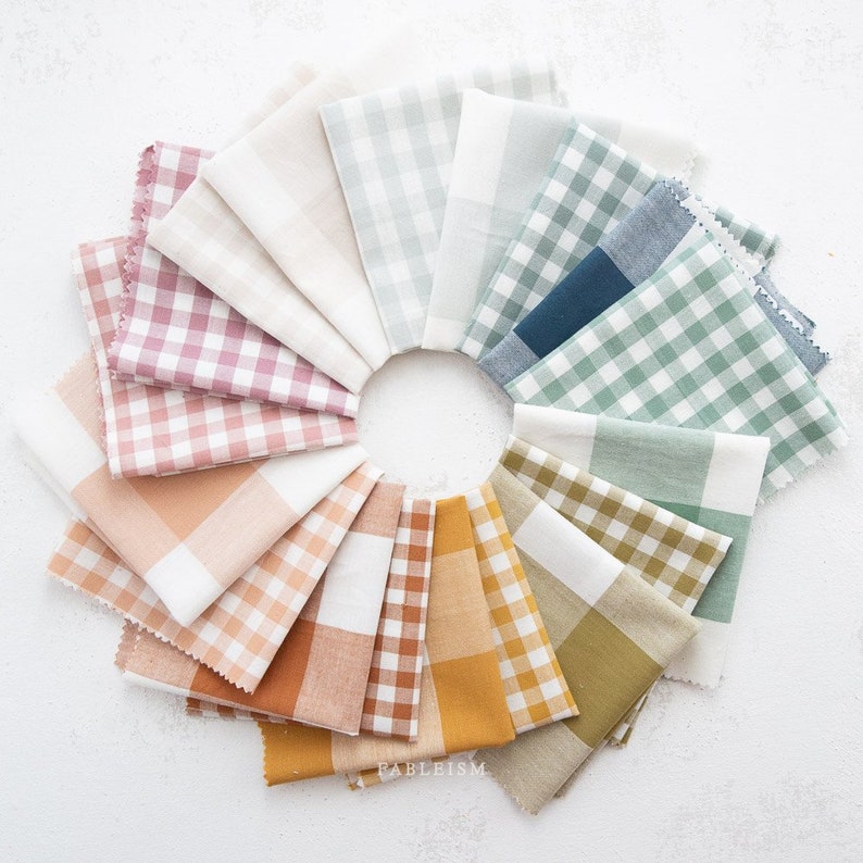 Camp Ginghams Fat Quarter Bundle image 1