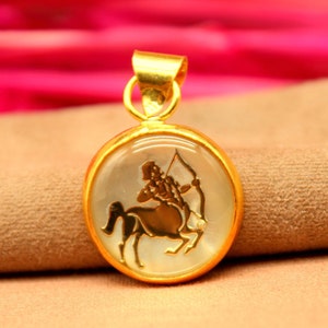 Sagittarius Sterling Silver  Pendant | Zodiac Pendant Handmade Jewelry