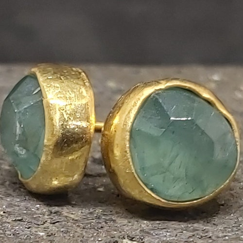 •RISE ABOVE• apatite + silver earrings