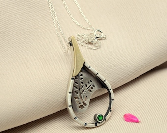 Leaf Silver Pendant Beautiful Design
