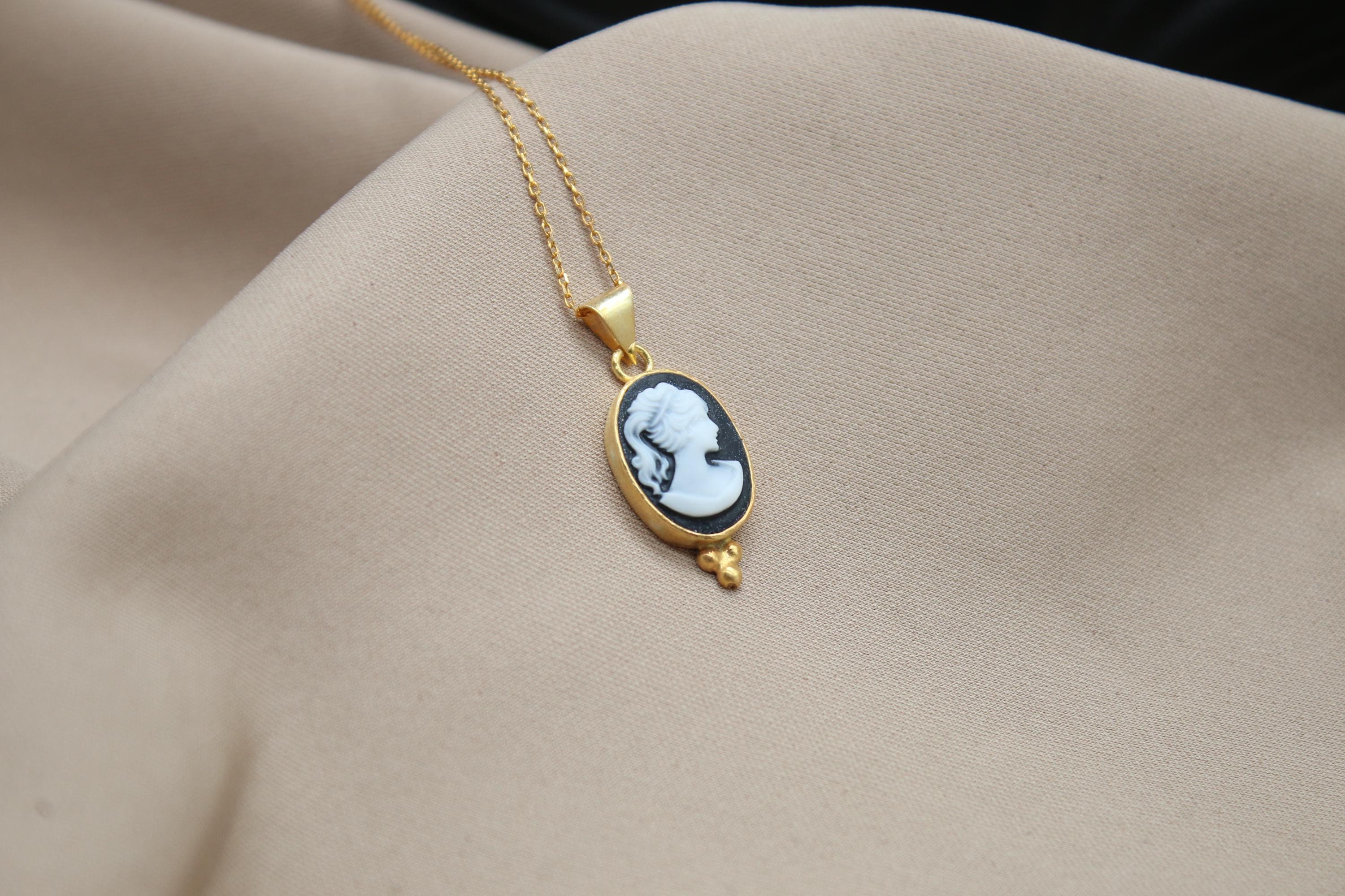 Cameo Necklaces - Etsy