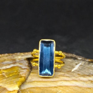 Blue Topaz Ring Stacking | Ainty Ring | Engagement Ring | December ...