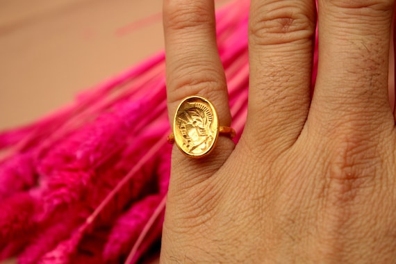 Kruggerand Gold Coin Ring ⋆ Coin Rings by The Mint