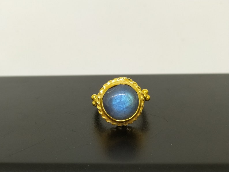 Gift for Her Ring Silver Jewelry Handmade Jewelry Labradorite Ring 925k Sterling Silver Ring All Size Available By Artmyrna