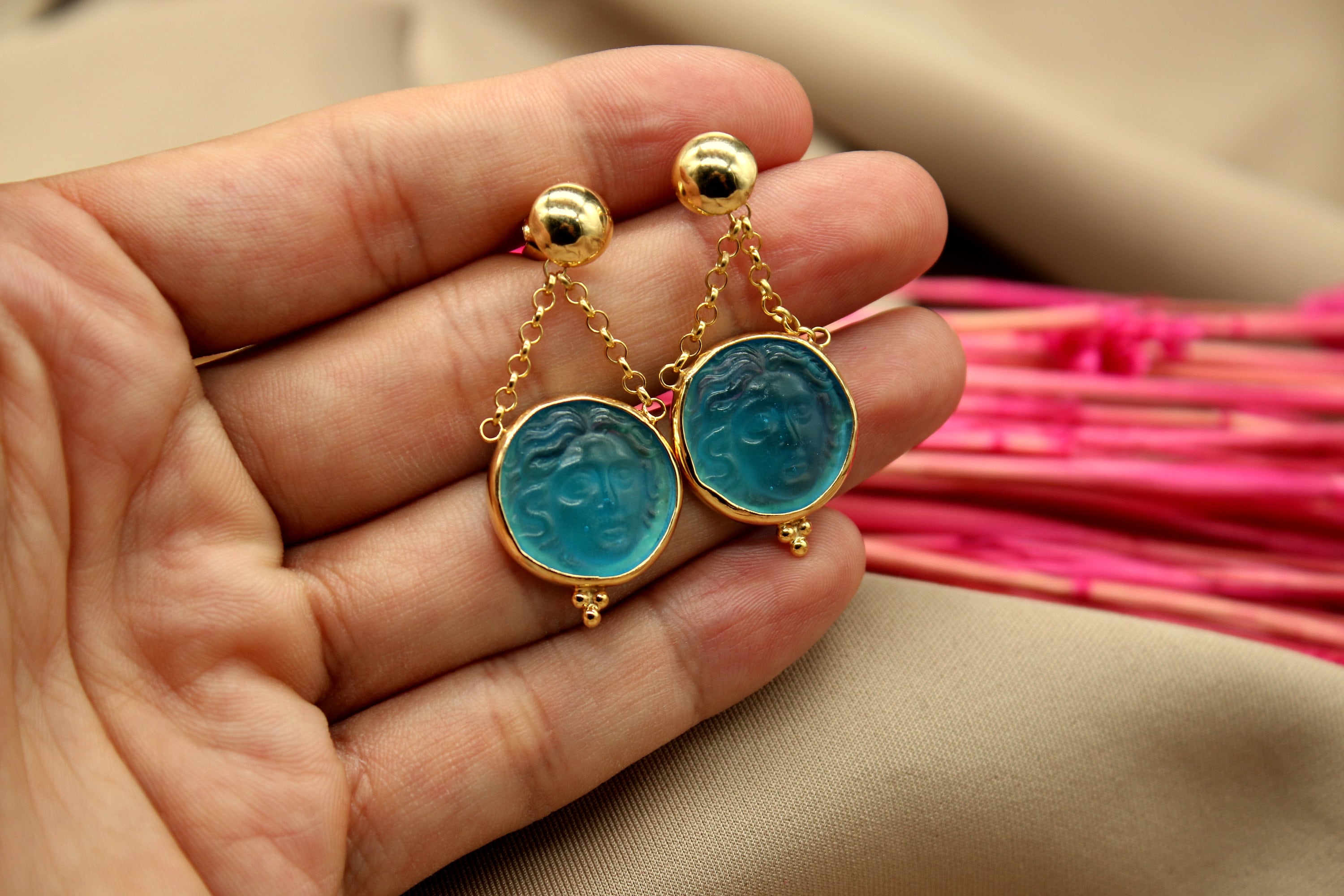 Medusa earrings best sale