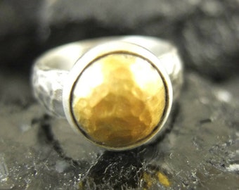 Hammered Band Silver Ring | Silver Sterling Jewelry Band Ring | Gold Over  Band Ancient Ring | Handmade Band | Silver Ring | Men Gifts