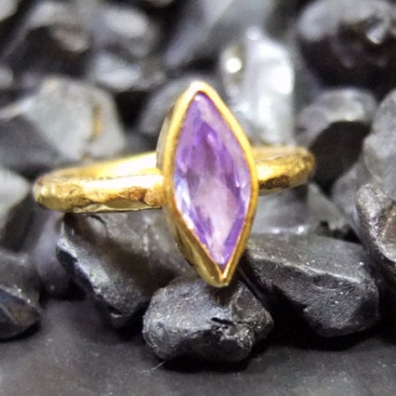 Bague amethyste femme hotsell