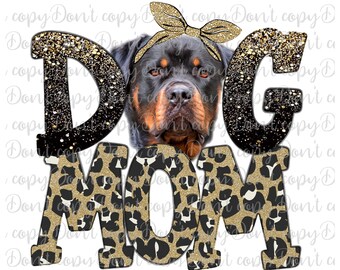 Download Rottweiler Mom Svg Etsy