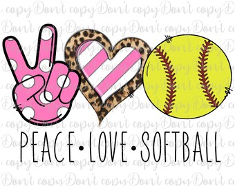 Softball Clip Art Etsy